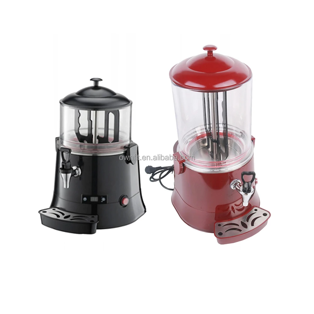 Hot sale Electric stainless steel and Food grade pc plastic hot chocolate machine dispenser