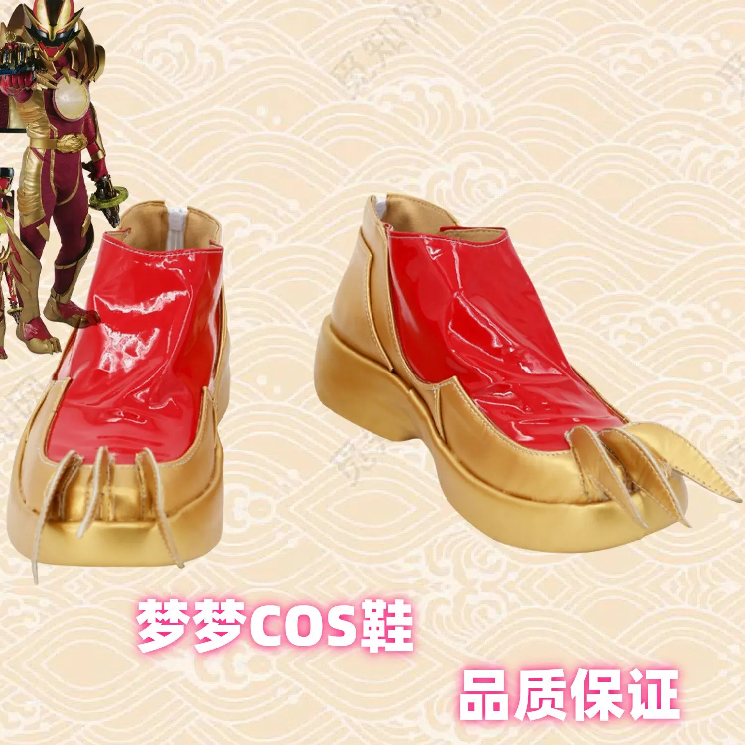No.1 Sentai Gozyuger Wild GozyuWolf‌ Cosplay Shoes Wild Gozyuger Boots Party Costume Accessories Cosplay Boots