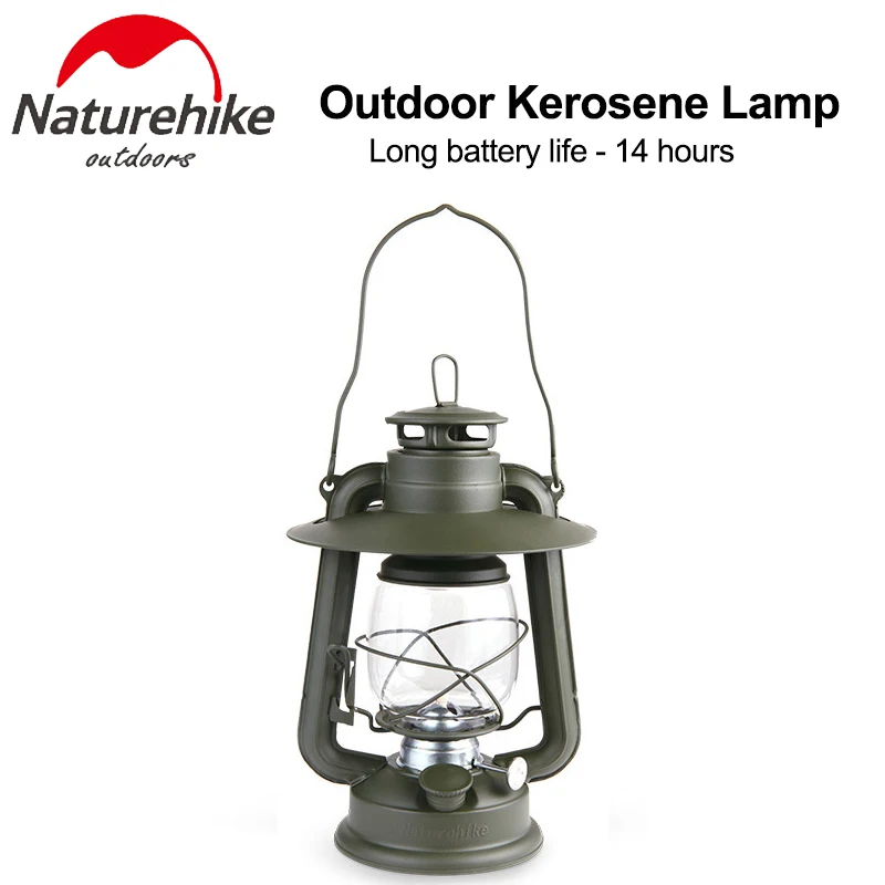 

Naturehike Camping Kerosene Lamp Portable Outdoor Picnic Atmosphere Lighting Rainproof Ultralight Long Life Hanging Tent Lantern