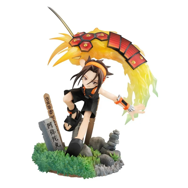 MH Original:Lucrea series SHAMAN KING Yoh Asakura 18cm PVC Action Figure Anime Figure Model Toys Figure Collection Doll Gift