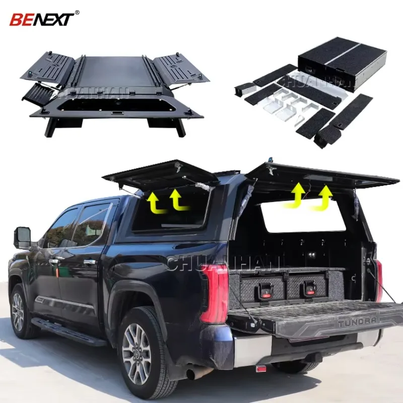 

Совершенно новая модификация грузовика Camper алюминиевый навес Maverick 4X4 пикап Hardtop Ranger Canopy для Ford Raptor Tacoma Canopy Tu