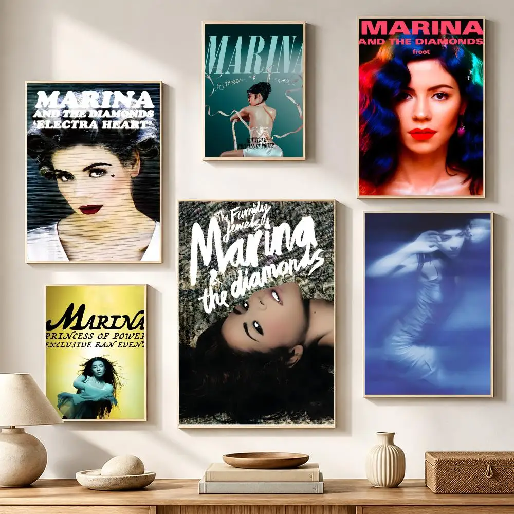 MARINA Poster High-definition waterproof stickers, suitable for home décor, gifts, and holiday decorations