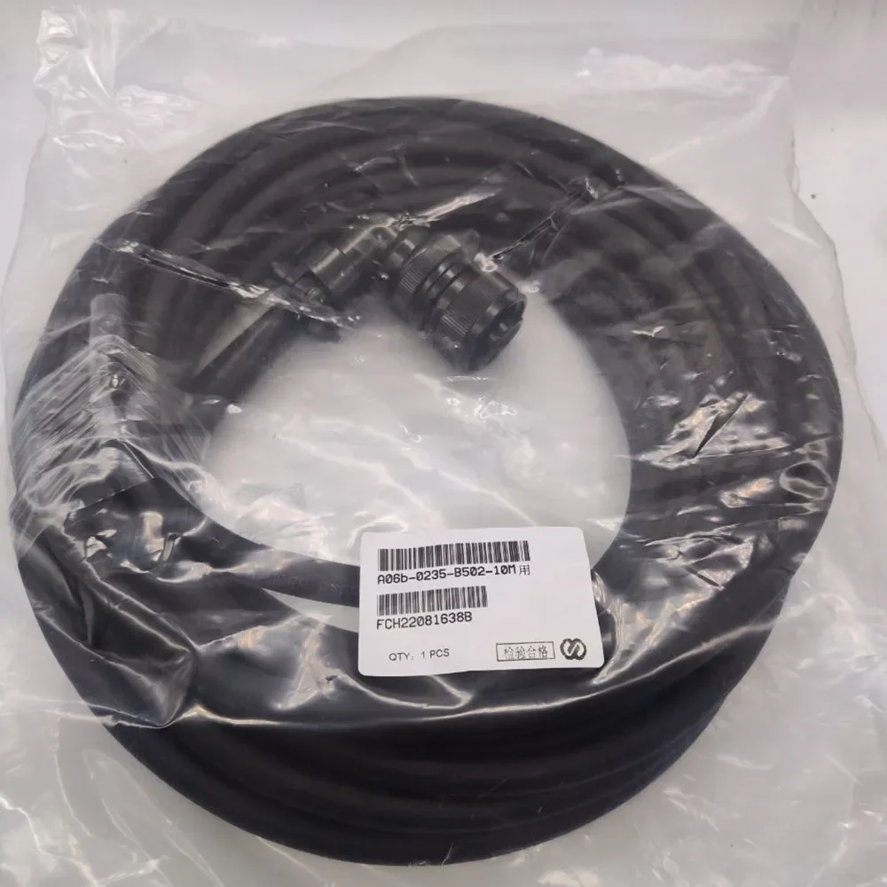 10M length A06B-0235-B502-10M cable with 18-10S connector  cable for A06B-0235-B502 motor