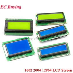 LCD1602 LCD 1602 2004 12864 module Blue Green screen 16x2 20X4 Character LCD Display Module HD44780 Controller blue black light
