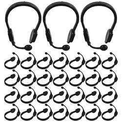 Little Mini Headphones Plastic Doll Headphones Mini Headset Ornament Dolls Costume Accessories Mini Headset Model Doll DIY Decor