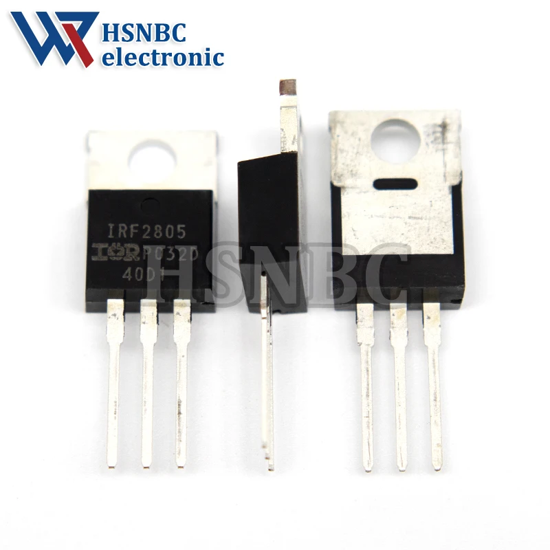 

10Pcs/Lot IRF2805 IRF2805PBF TO-220 175A 55V N-channel Power MOSFET Transistor 100% New Original