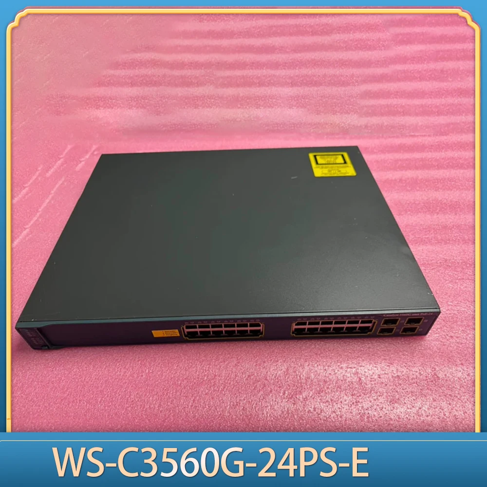 24-port Full Gigabit POE Power Supply Switch 4-port Gigabit SFP WS-C3560G-24PS-E