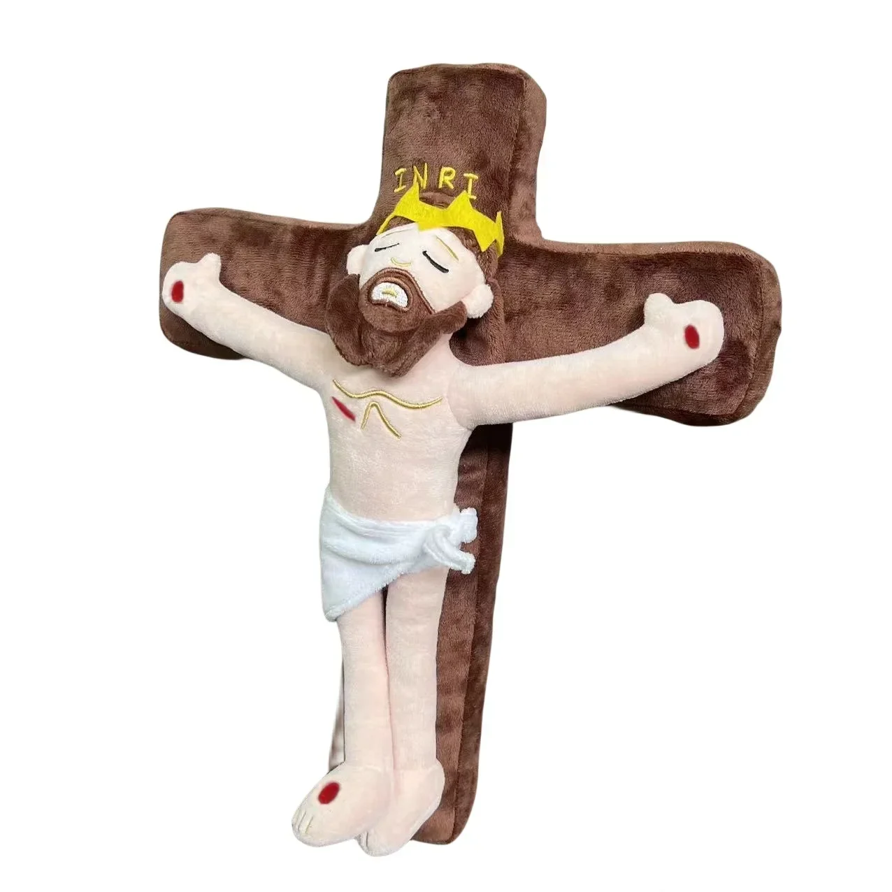 1/2Pcs New Jesus Plush Toy Christ Religious Plushie Figure Kids Educational Stuffed Doll Soft Figure Gift for Children Believer