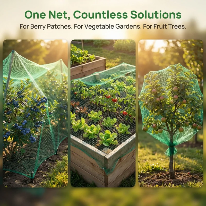 Special garden protective mesh for vegetables and flowers, bird-repellent net, insect-proof net1Anti-bird netting