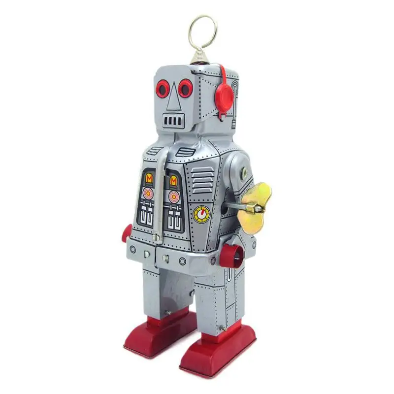 MS403 Fire Robot مقتنيات الكبار الهدايا الإبداعية الحنين تحت عنوان الحلي القصدير الحرف #5