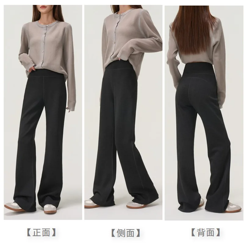 Autumn High Waist Joggers Women Thicken Loose Fit Comfortable Workout Lounge Long Trousers Soft Tummy Contorl Running Yoga Pants
