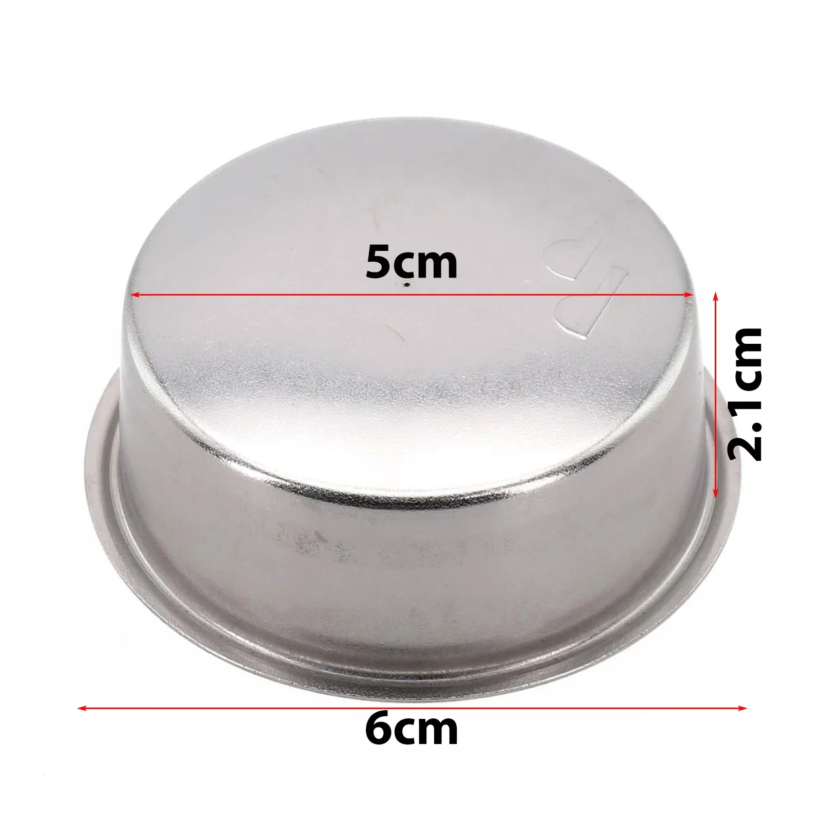 1pc 51mm Coffee Blind Filter Basket 2 Cup Stainless Steel Non Pressurized Filter Cup Sliver Kitchen Dining Bar Tools Parts