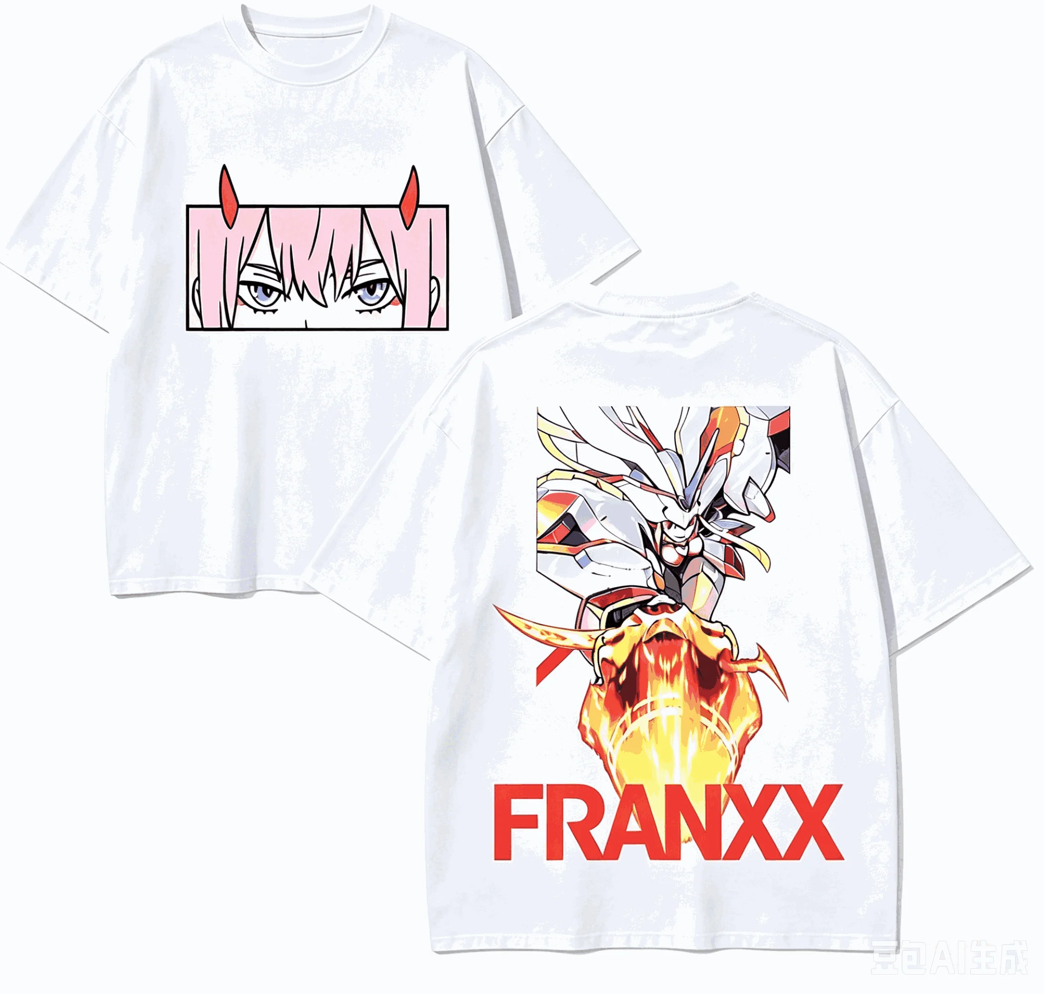 Darling in the Franxx Zero Anime Lover T-shirt Harajuku Cotton New
