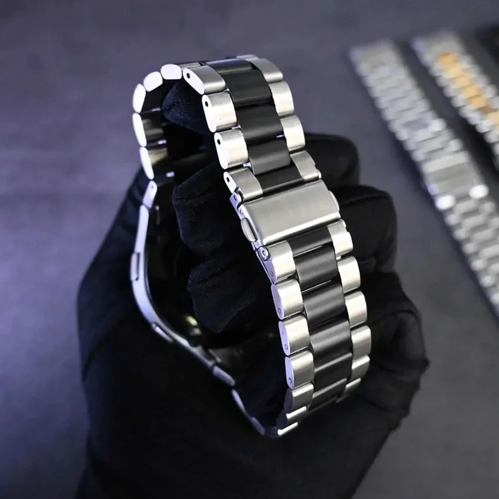 ผู้ชายสายสแตนเลสสําหรับ Samsung Galaxy 6 Classic 47 มม.43 มม.5pro 45 มม.ไม่มีช่องว่างสําหรับ Galaxy 7/6/5/4 44 มม.40 มม.4 คลาสสิก