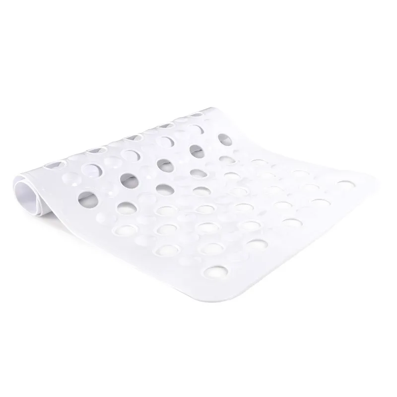 

Виниловый коврик для ванной с защитой Microban, 27 дюймов (длина) x 14,5 дюймов (ширина), белый