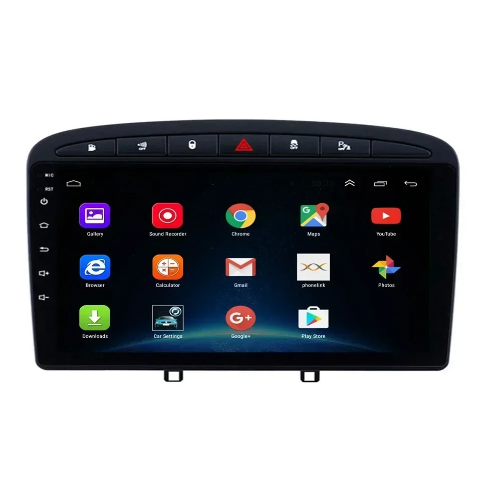 4g + 64g android 13 rádio do carro gps rds dsp reprodutor multimídia para peugeot 408 para peugeot 308 308sw 2din android carro player sem dvd