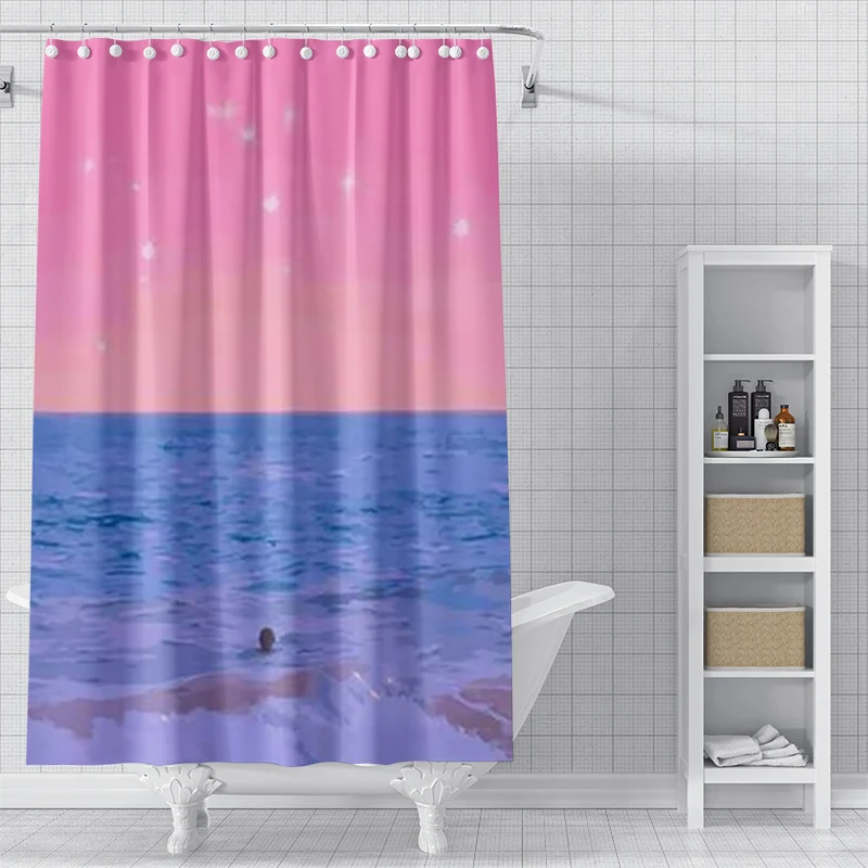 Home shower curtains for bathroom waterproof fabric bathroom Curtains Anime animal style modern shower curtain 180x200 90x180