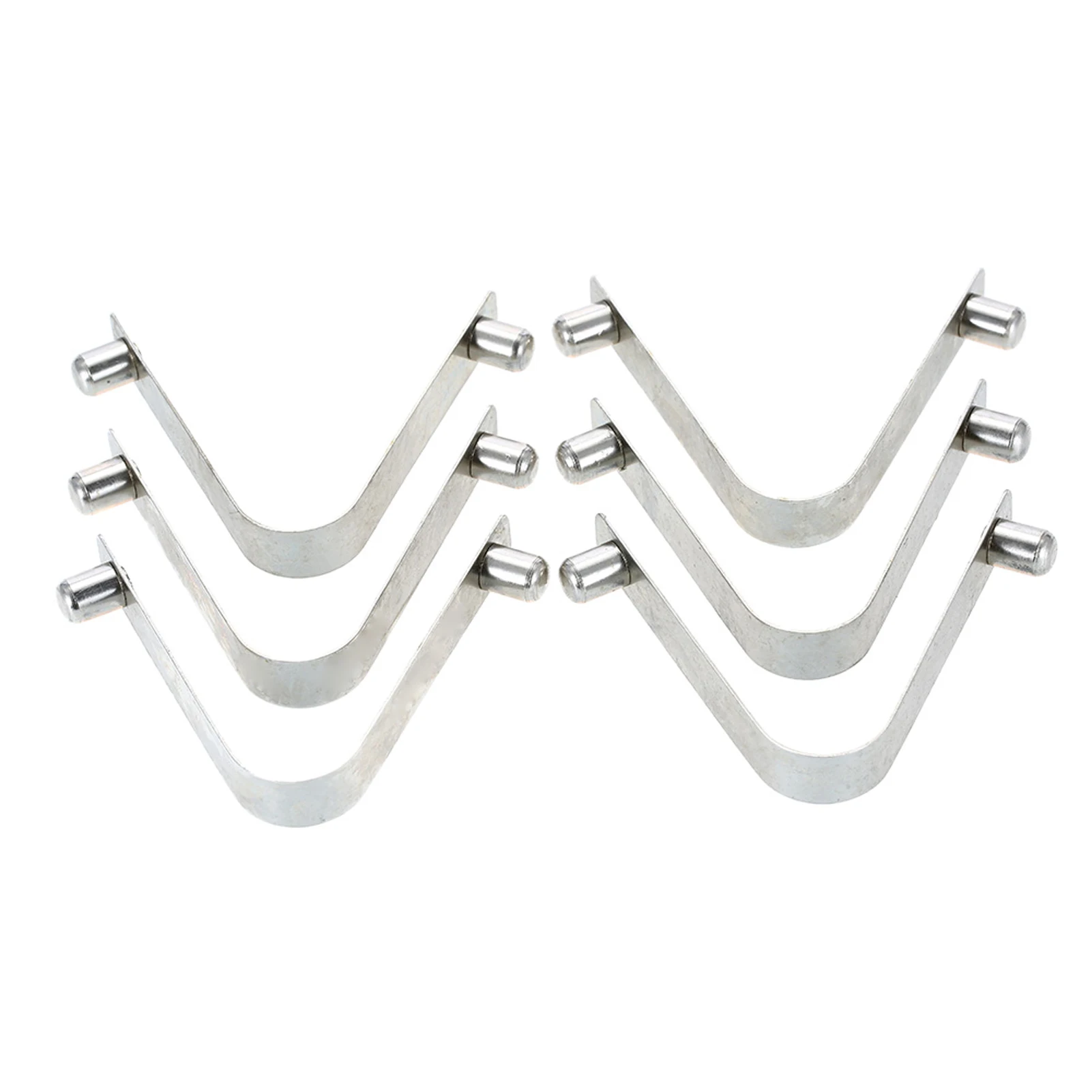 6pcs/Set Hollow / Solid Button Clips 6/8/9mm Kayak Paddle Snap Spring Tent Pole Kayak Accessories Boat Accessories Marine