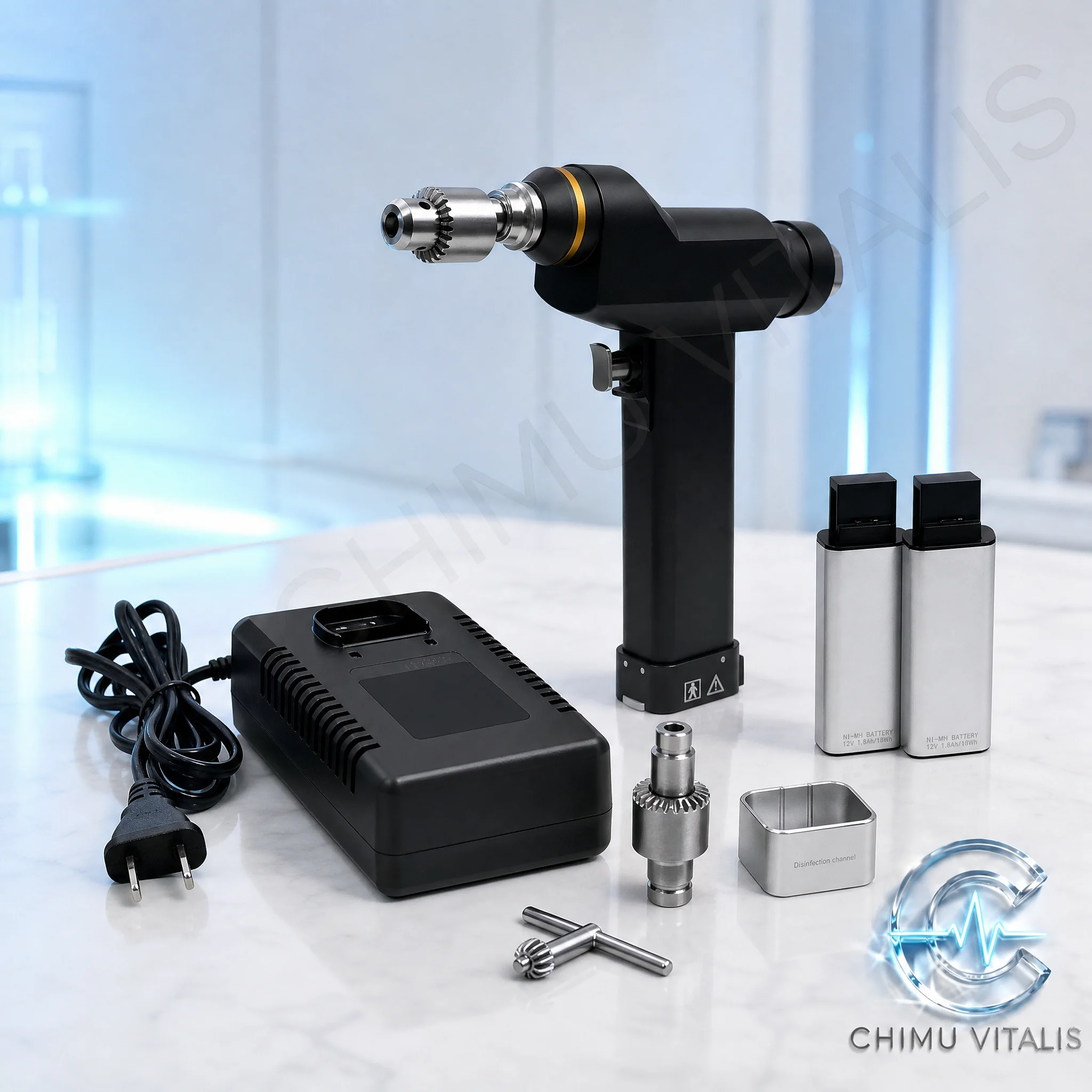 【CHIMU VITALIS】Dual-Function Cannulated Electric Drill, Precision Technical Power Tool