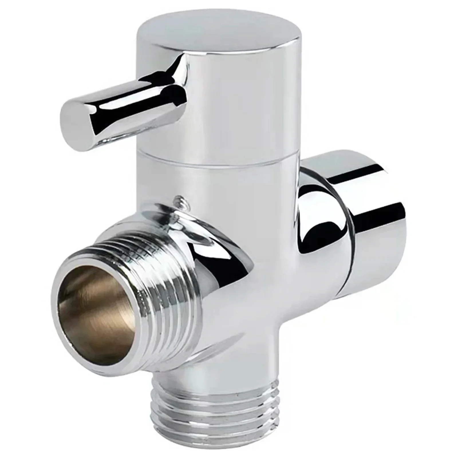 Brass Diverter Valve 3 Way Water Separator T Adapter Converter G1/2 Hand Held Shower Head Diverter Valve Bathroom Accessories