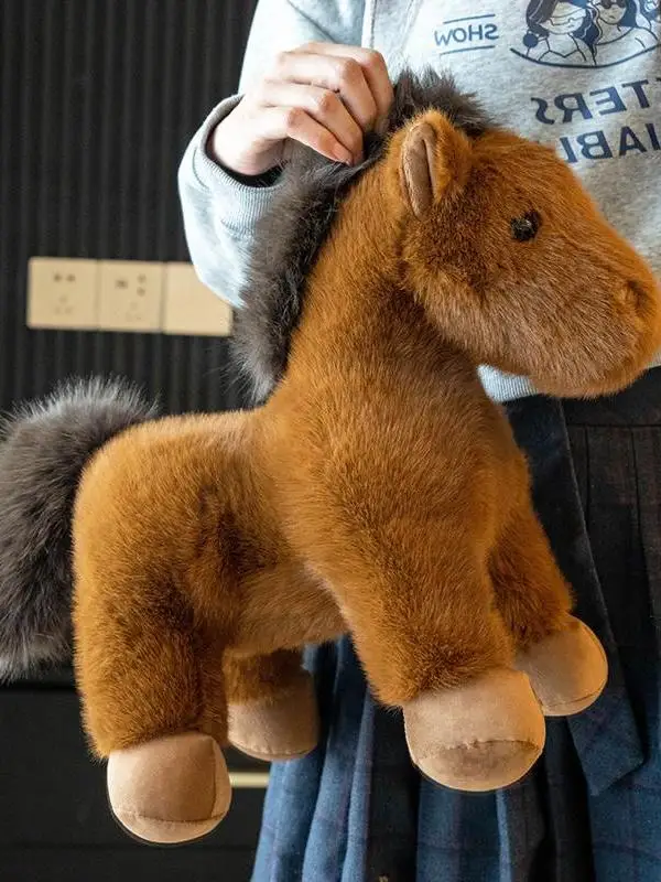

Wildlife Doll Plu Toy Cute Little Fabric Doll Gift for Girls Reatic Figurine Soft Stuffed Animal Toy