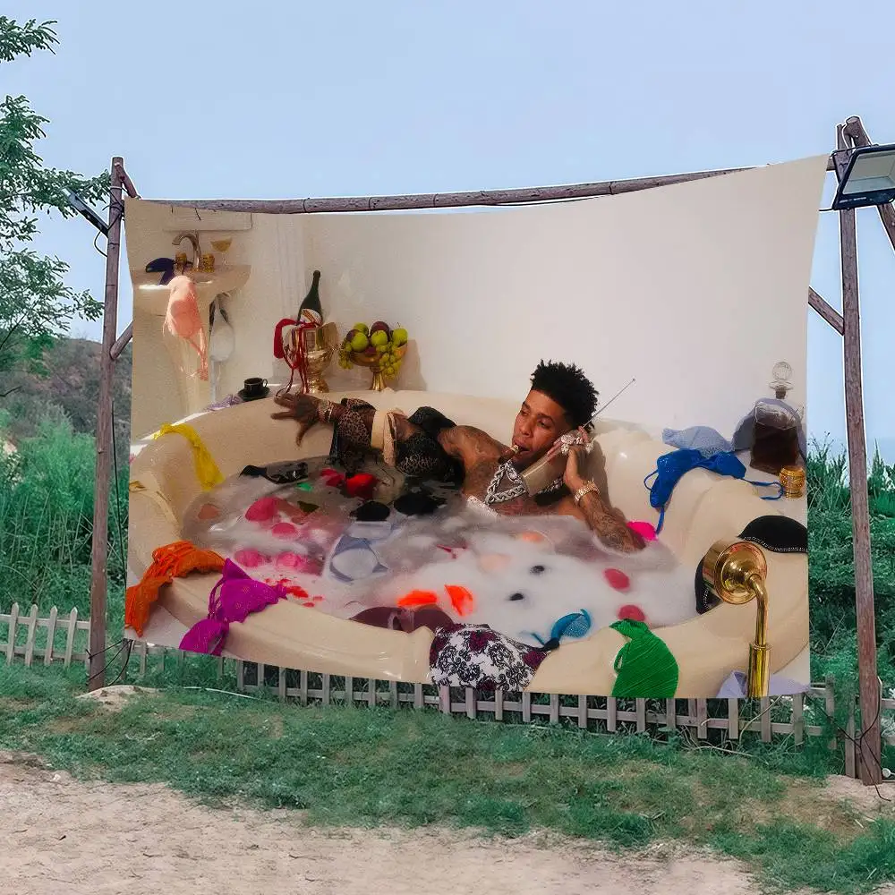 Рэпер N-NLE Choppa S-SLUT SZN Me vs украшение флага Открытый пикник Вечеринка Домашняя вечеринка Кемпинг Искусство Подвесной баннер