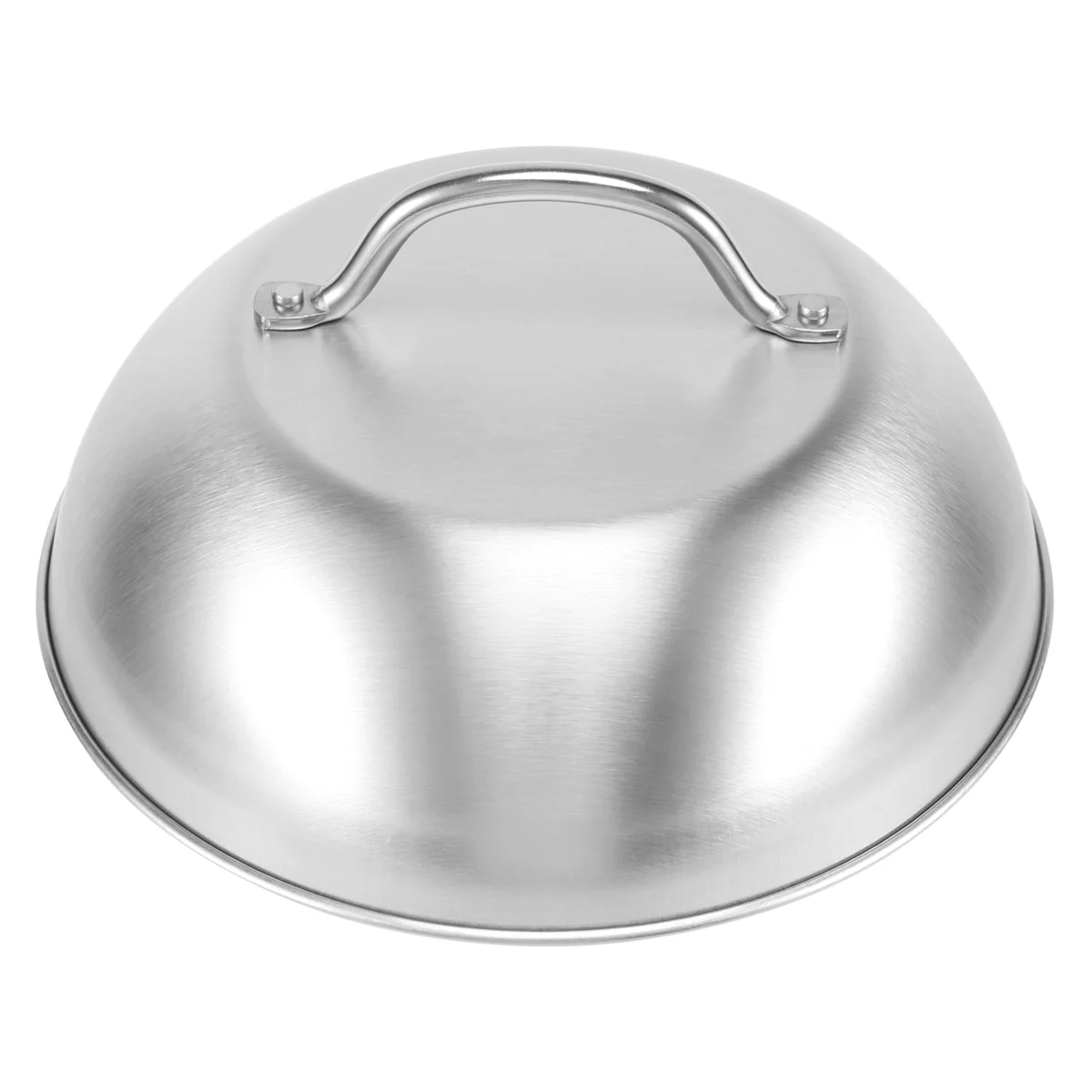 Stainless Steel Steak Cover Thicken Western Restaurant Western Food Cover Hand Handle Steak Cover Hemispherical Cover