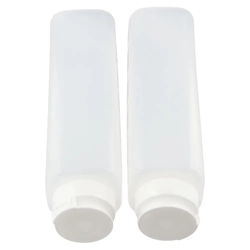 200/300ml Freshness Squeeze Sauce Bottle Plastic Visible Condiment Squeeze Bottles Leak-proof Transparent