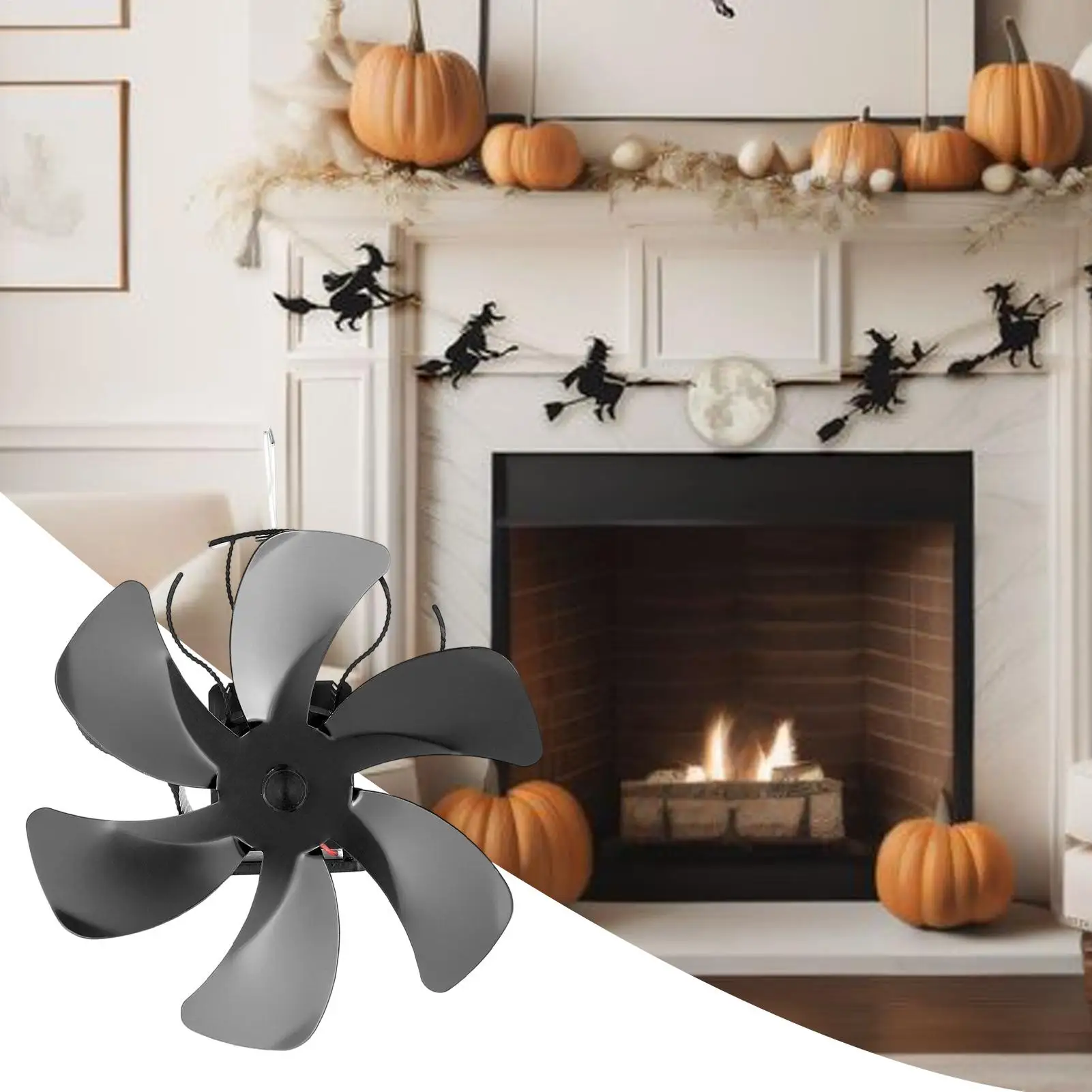 

Fireplace Fan No Electricity Fireplace Fan For Wood Burning Stove Energy Saving Heating Supplies For Pellet Pipe Men Women