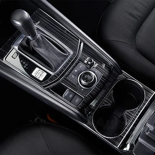 Imagen 2 del producto Caja de cambios de coche, cubierta de Panel de Control Central, pegatina, tira embellecedora, guarnición para Mazda CX-5 CX5 LHD RHD 2017-2021 2022 2023 2024