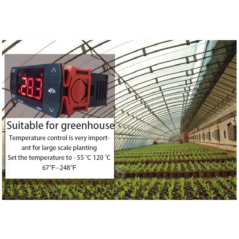 STC-3000 110V-220V 30A Press Digital Temperature Controller Thermostat With Sensor Controlling Tool