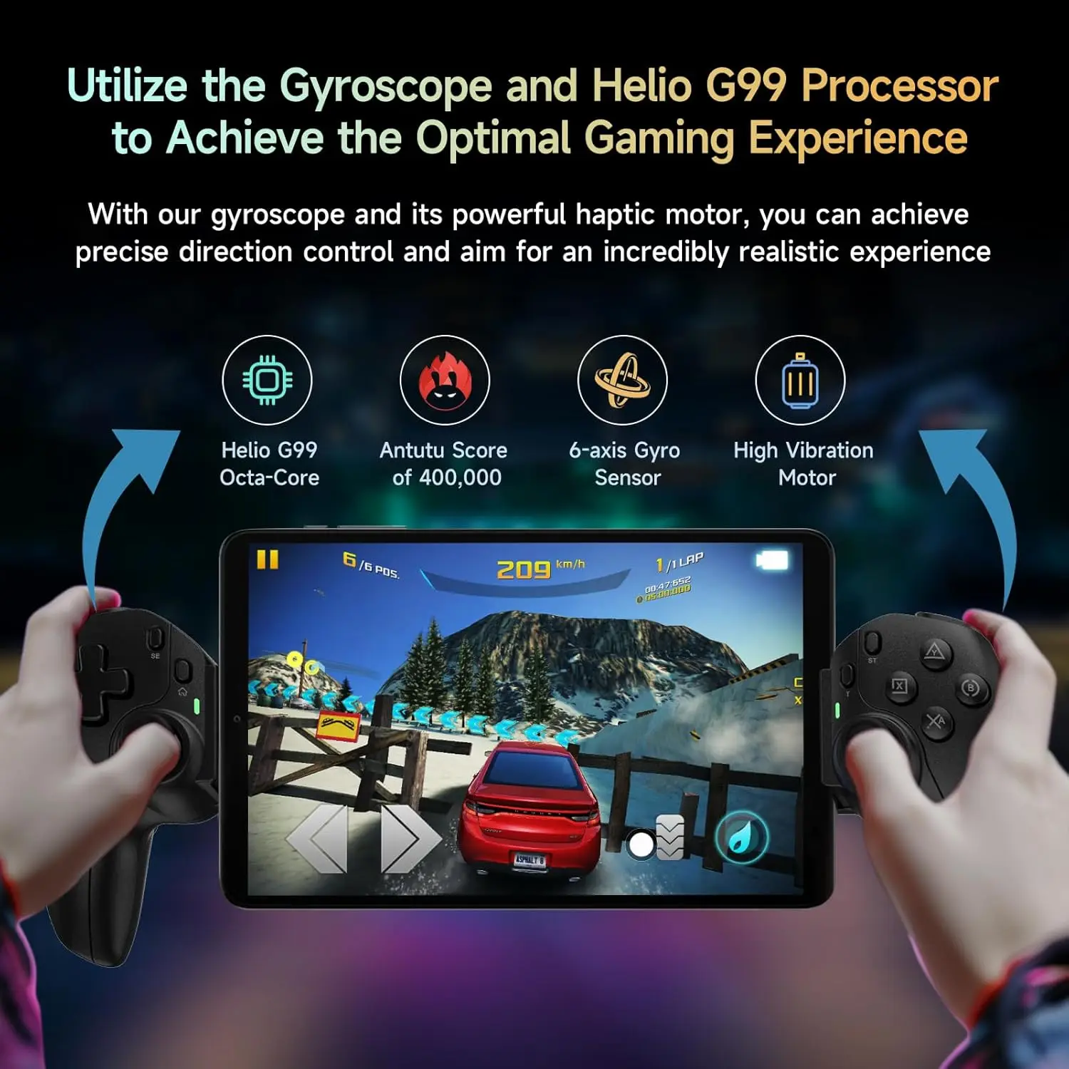 ALLDOCUBE iPlay 60 Mini Pro - Tableta de 8.4 pulgadas, Android 14, Helio G99, 8+8GB RAM 256GB ROM, Ampliable hasta 512GB, Widevine L1, Pantalla FHD 1920x1200, Batería 6050mAh, Cámaras 5MP + 13MP, 4G LTE, Bluetooth 5.2