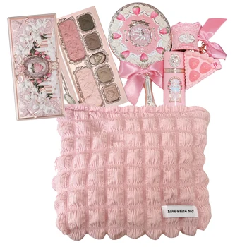 Flower Knows Strawberry Cupid Collection Makeup Kit Full Professional Face Palette Blush…
