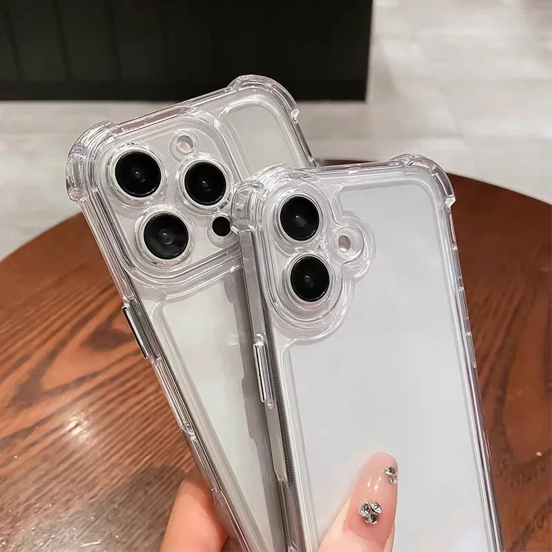 حافظة فاخرة مضادة للصدمات لهاتف شاومي ريدمي نوت 14 برو 5G 12 13 14 4G 8 10 11 12 13 14 Pro Plus 14C 13C 12 12C A3 غطاء شفاف