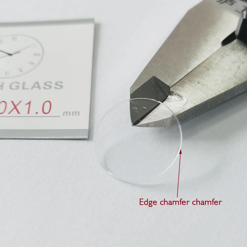 Flat Round Mineral Glass Lady Watch Crystal Replacement Part For Watchmakers 1.0mm Thickness 16mm~25.5mm,2pcs