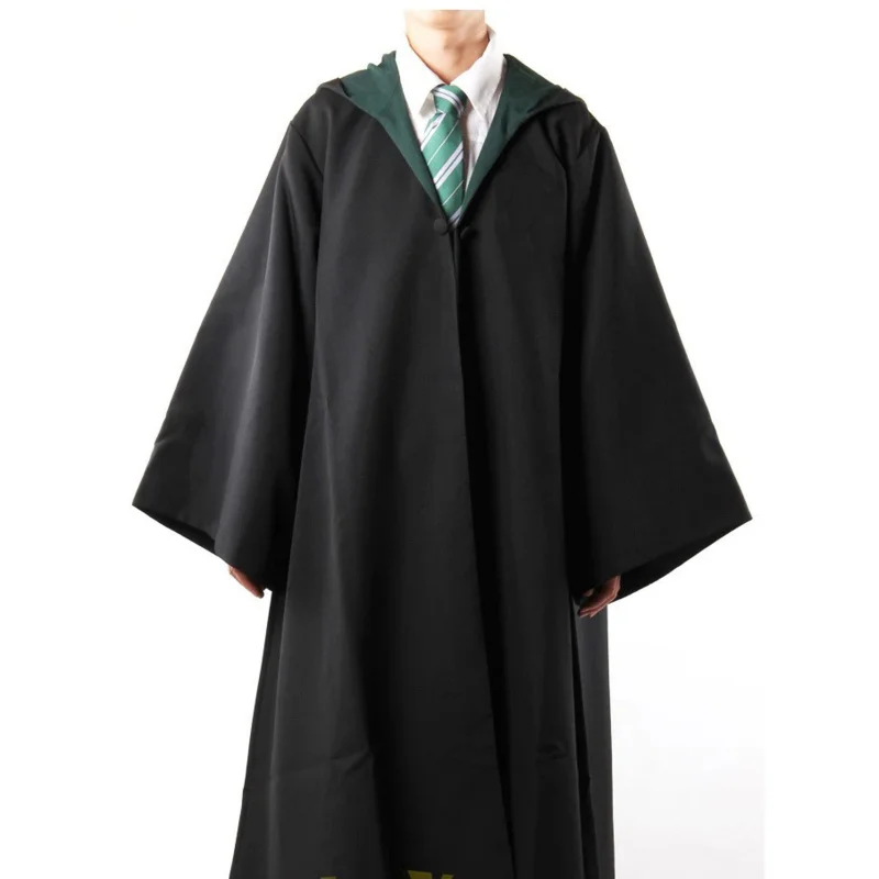 2025 NewCosplay Haloween Costumes Magic Robe Cloak with Tie Kids Adult Costume Gift Potter Cosplay AA