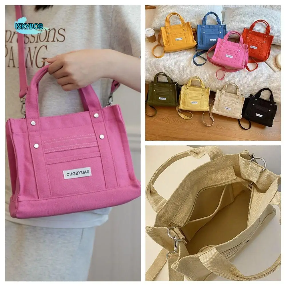 

Fashion Large Capacity Canvas Bag Handbag Simple Shoulder Bag Printed Commute Cloth Crossbody Bag Boys