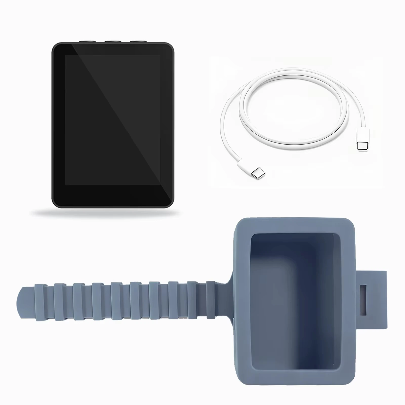 Vlog Selfie Monitor Screen with Watch Style Remote Control Portable Selfie Screen for iPhone Android Mobile Phone