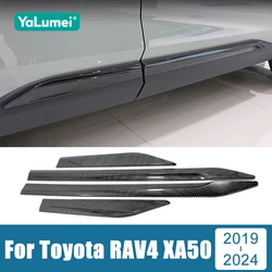 For Toyota RAV4 XA50 Hybrid 2019 2020 2021 2022 2023 2024 RAV 4 ABS Car Side Door Body Molding Cover Case Trim Cover Stickers