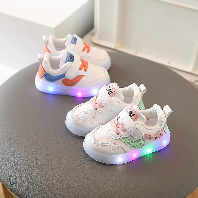 

Zapatillas Kid LED Light Casual Shoe 2023 Soft Sole Walking Shoe Boy Tennis Shoe Girl Plush Sports Shoe Fashion Kid Shoe BoyShoe