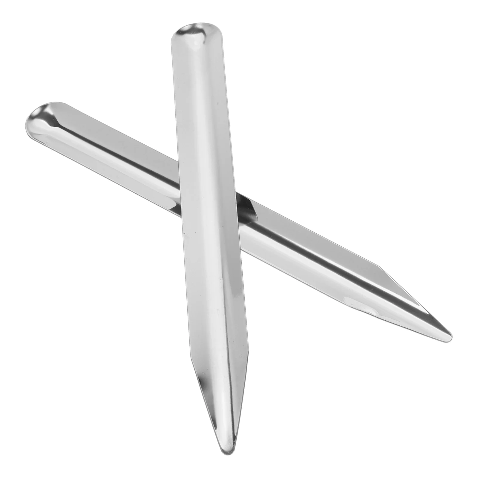 2 pezzi di gioielli in acciaio inossidabile cucchiaio per perline accessorio perline sfuse distanziatore gemme argento scooper strumento da viaggio