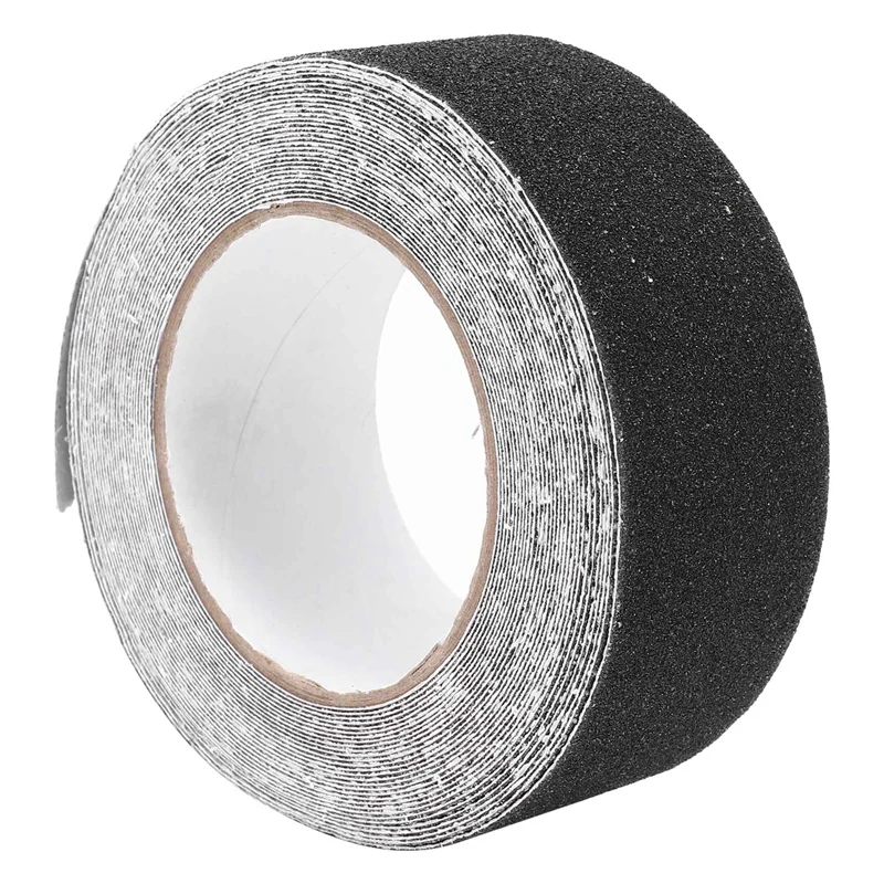 Anti Slip Tape Grip Tread Tape Waterproof 4 Inch X 16 Ft Heavy Duty Abrasive Adhesive Black Tape For Steps Floor Ramps