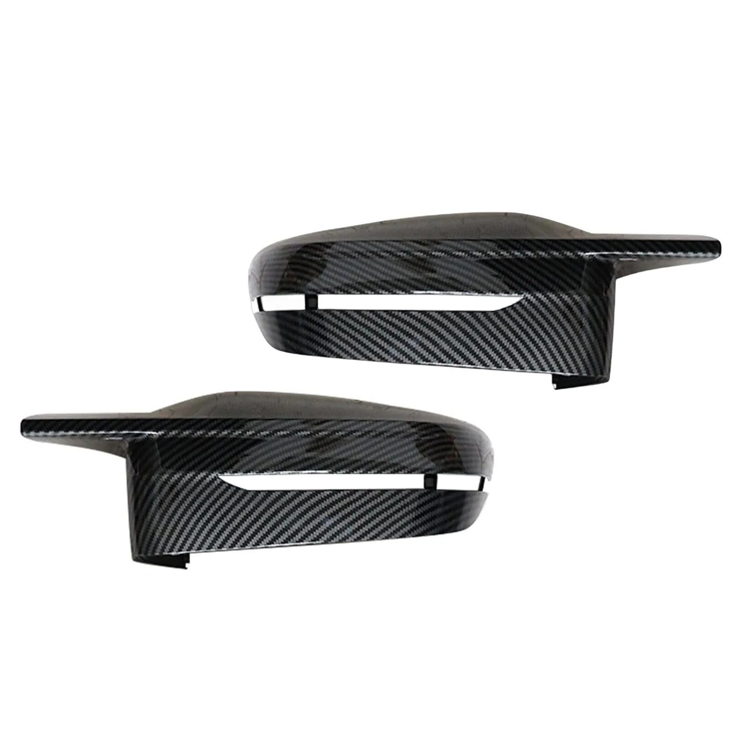 Carbon Fiber Rearview Mirror Cover Caps Replacement For 2021-2023 G80 M3 / G82 / G83 Replaces Parts 51167422719 51167422720