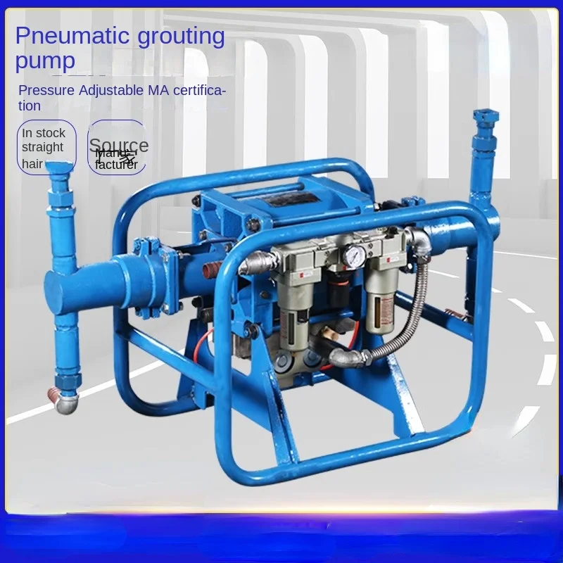 2zbq Pneumatic Grouting Pump High Pressure Conveying Plunger  for Coal Mine Double Cylinder Double Liquid Tunnel Explosion-Proof