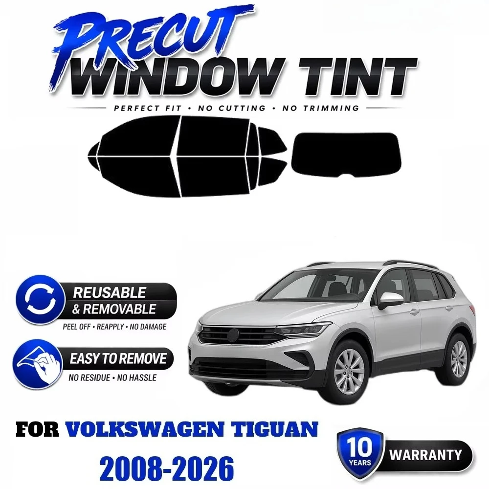 Pre-Cut Window Tint Film For Vauxhall Vivaro Van (Hatchback boot) 2002-2014 Front & Rear Windows, Premium UV Heat Rejection Film