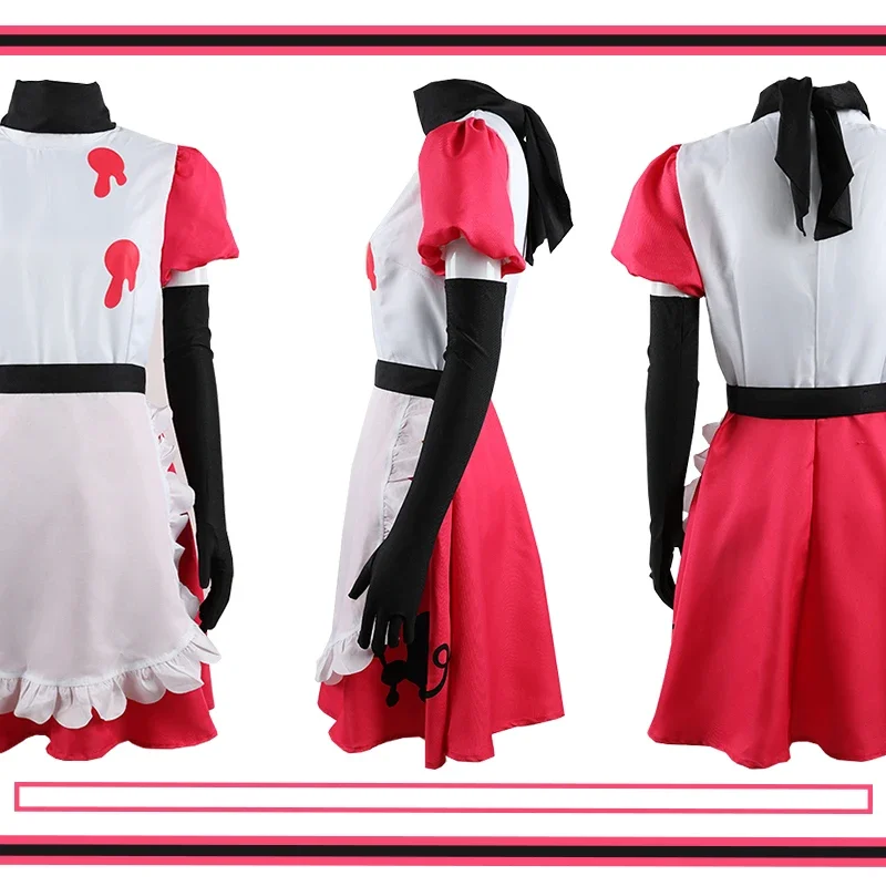 Niffty Anime Hazbin Niff Cosplay Costume Costume mignon diable Roleplay vêtements uniforme hôtel Cosplay Halloween