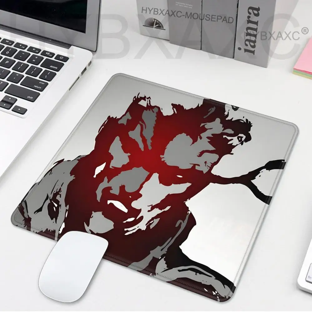 45x40 Metal Gear Mouse Pad Gaming Accessories Gabinete PC Gamer Computer Keyboard Desk Mat Rubber Laptop Small Mousepad