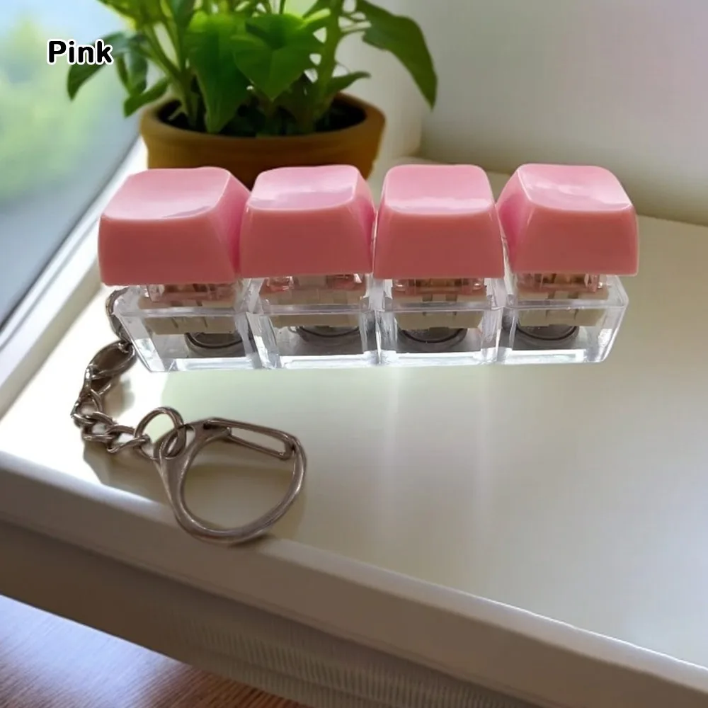 Entspannende 4/9 Tasten Finger Tastatur Tastenkappe Schlüssel Taste Dekompression Spielzeug Stress Relief Gadget Pinch Spielzeug Erwachsene