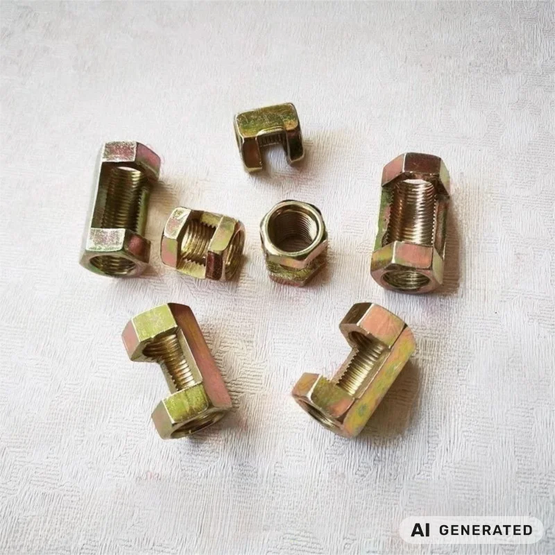 I Nuts Open Nut M4 M6 M8 M10 M12 Tooth Tube Adapter Iron Outlet Connector Hexagonal Female Female Screw DIY Lighting Accessories