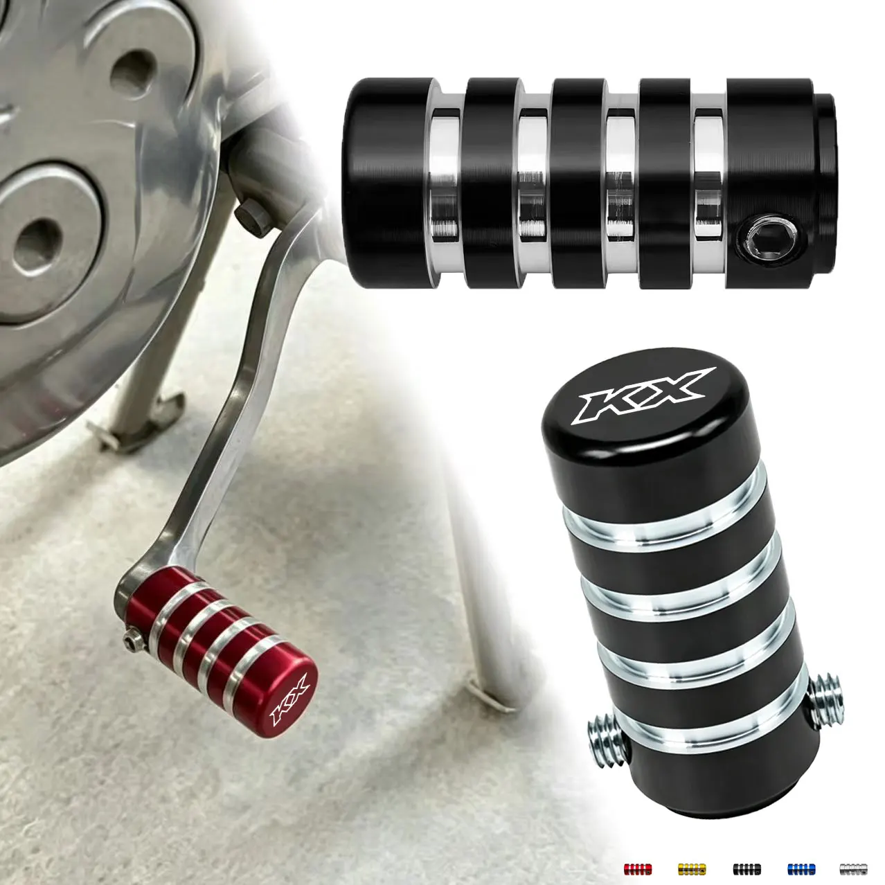 Motorcycle for Kawasaki KX65 KX80 KX85 KX125 KX250 KX250F KX450F Gear Shift Lever Cover Gear Protective Kick Start Foot Pad